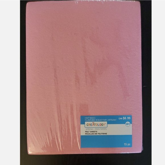 3 for $10 Creatology Craft Basics Felt Sheets Solid Colors & Patterns NEW - Picture 11 of 13